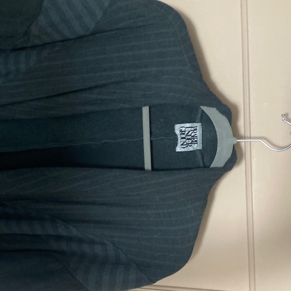 Prairie Underground Dark Gray Pinstripe Blazer